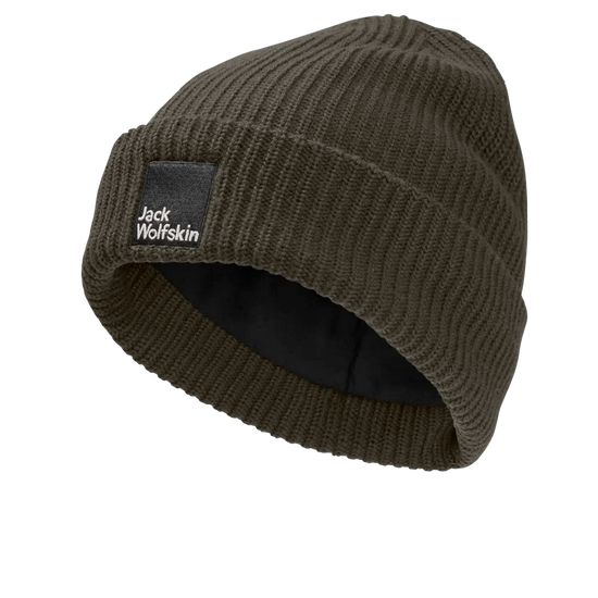 Jack Wolfskin PERGAMON BEANIE obsidian moss L - PeakStyle