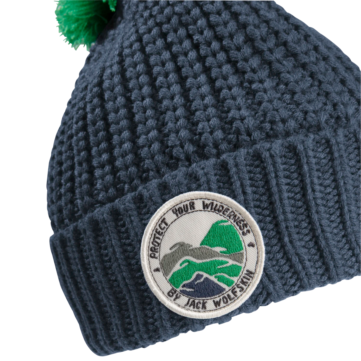 Jack Wolfskin POMPOM BADGE BEANIE K midnight sky M - PeakStyle