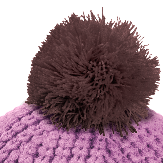 Jack Wolfskin POMPOM BADGE BEANIE K Kinder Mütze Vivid Orchid 9-a330