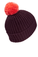 Jack Wolfskin POMPOM BADGE BEANIE K amaranth M - PeakStyle