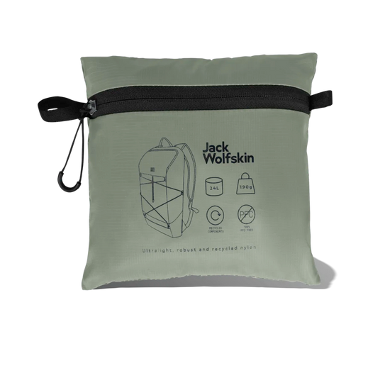 Jack Wolfskin WANDERMOOD PACKABLE 24 mint leaf One Size - PeakStyle