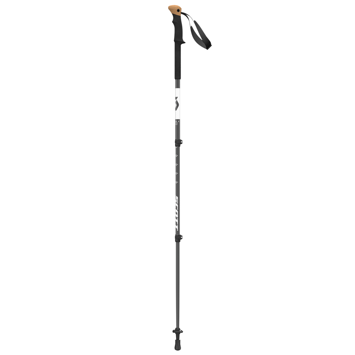 SCOTT Trek Carbon Trekkingstöcke – Black – Ansicht 2