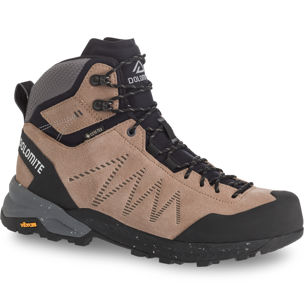 Dolomite Crodarossa Leather High GORE-TEX Damen Zustiegsschuh in Taupe Beige – Packshot