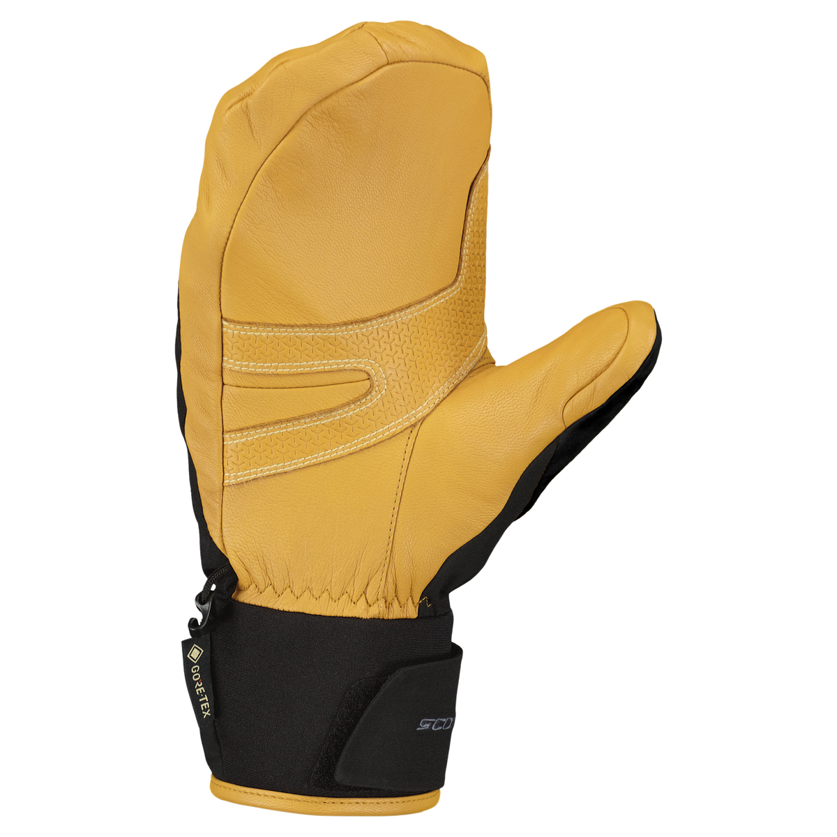SCOTT Explorair Pro GTX Fäustlinge – Natural Brown - Black Rückansicht