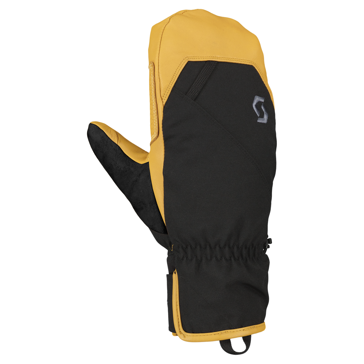 SCOTT Explorair Pro GTX Fäustlinge – Natural Brown - Black Vorderansicht