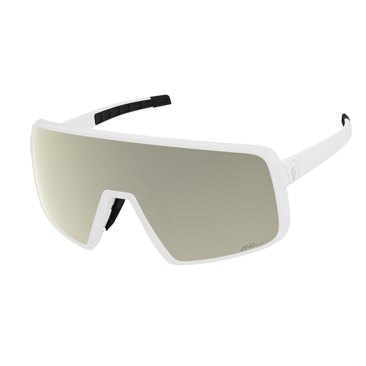 SCOTT Torica Sonnenbrille White Matt - AMP White Chrome S2 – Frontansicht