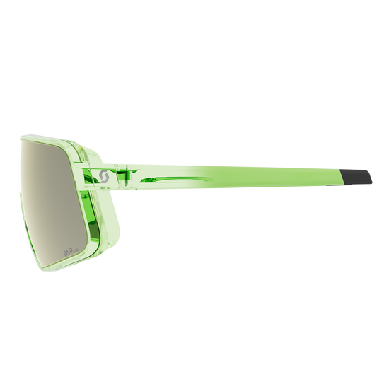 SCOTT Torica Sonnenbrille Luminary Green - AMP White Chrome S2 – Schrägansicht
