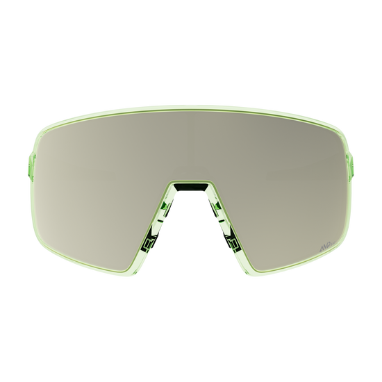 SCOTT Torica Sonnenbrille Luminary Green - AMP White Chrome S2 – Seitenansicht