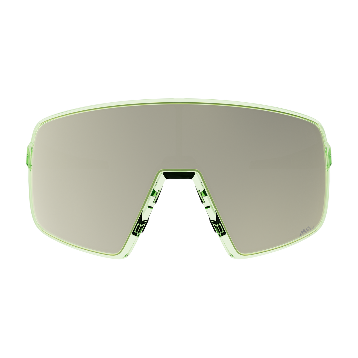 SCOTT Torica Sonnenbrille Luminary Green - AMP White Chrome S2 – Seitenansicht