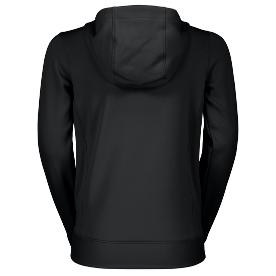 Sudadera con capucha SCOTT Icon para niños – Negra – Vista trasera