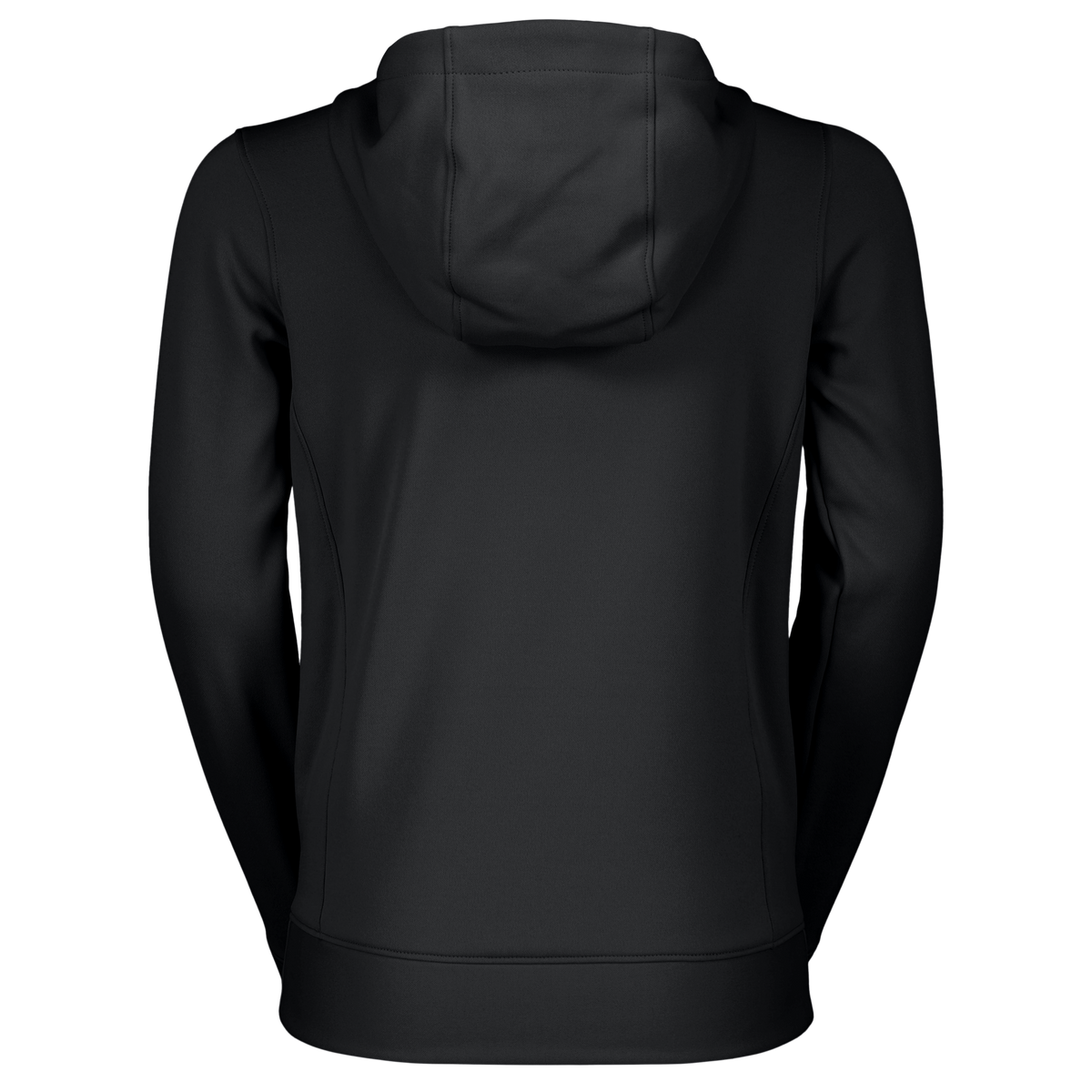 Sudadera con capucha SCOTT Icon para niños – Negra – Vista trasera