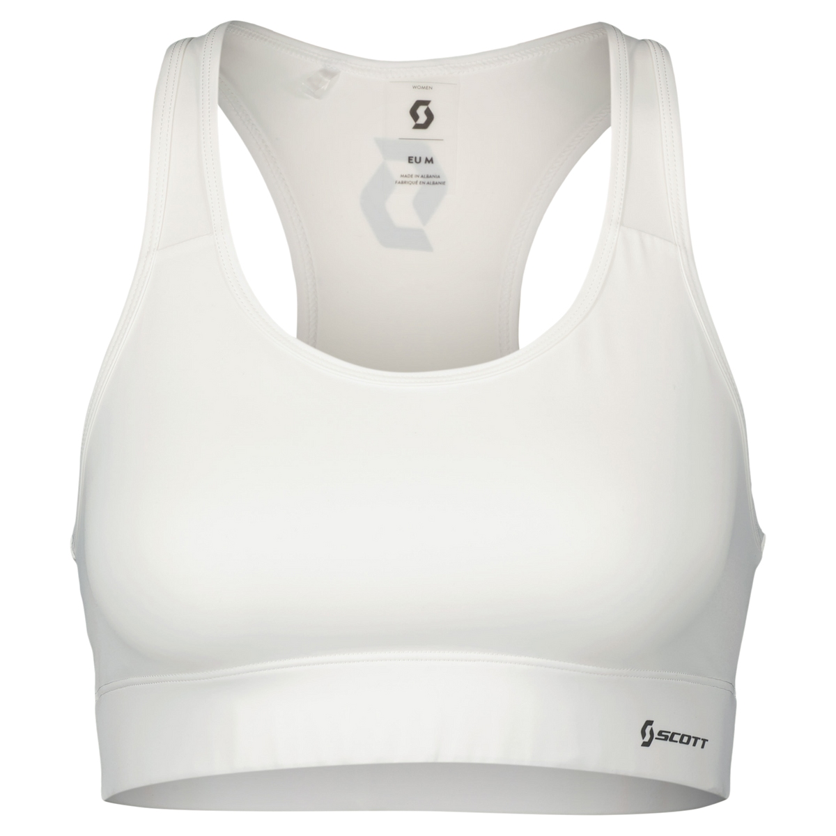 SCOTT Endurance LT Sport-BH Damen – White – Vorderansicht