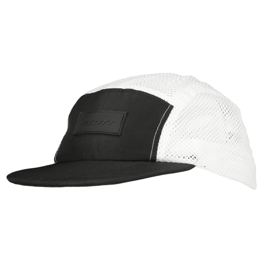 SCOTT Endurance 5-Panel Cap – Black - White