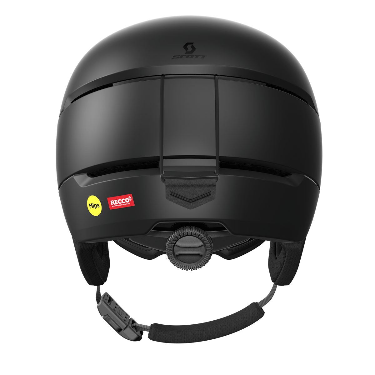 SCOTT Flow Pro Mips Skihelm Black Detailansicht