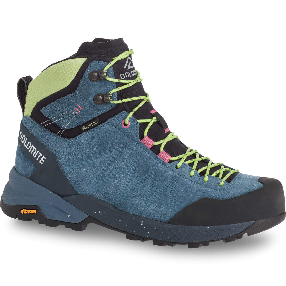 Dolomite Crodarossa Leather High GORE-TEX Damen Zustiegsschuh in Denim Blue – Packshot