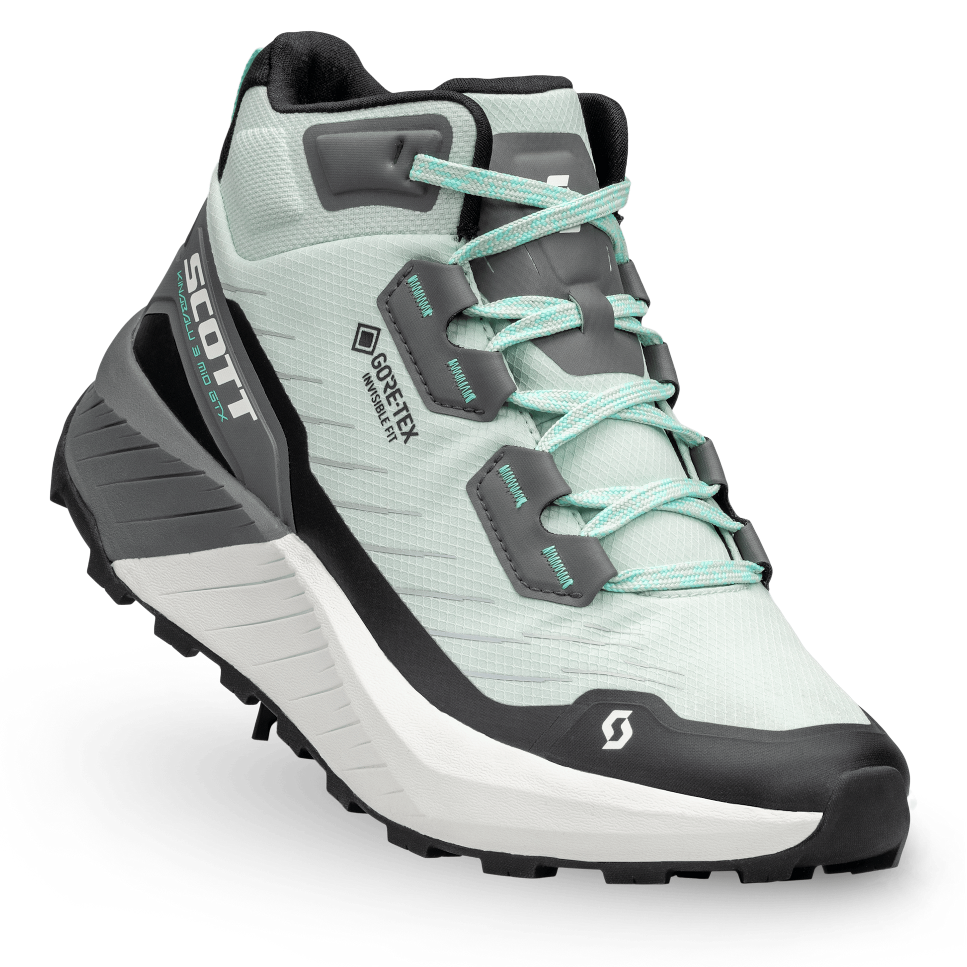 SCOTT W Kinabalu 3 Mid GORE-TEX Damen Laufschuh – Dry Green - Slate Grey