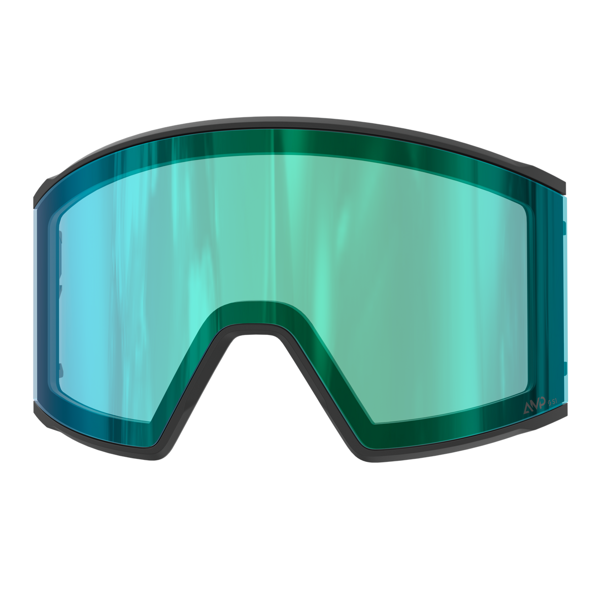 SCOTT React Ersatzglas mit Etui AMP Aurora Green Chrome S1