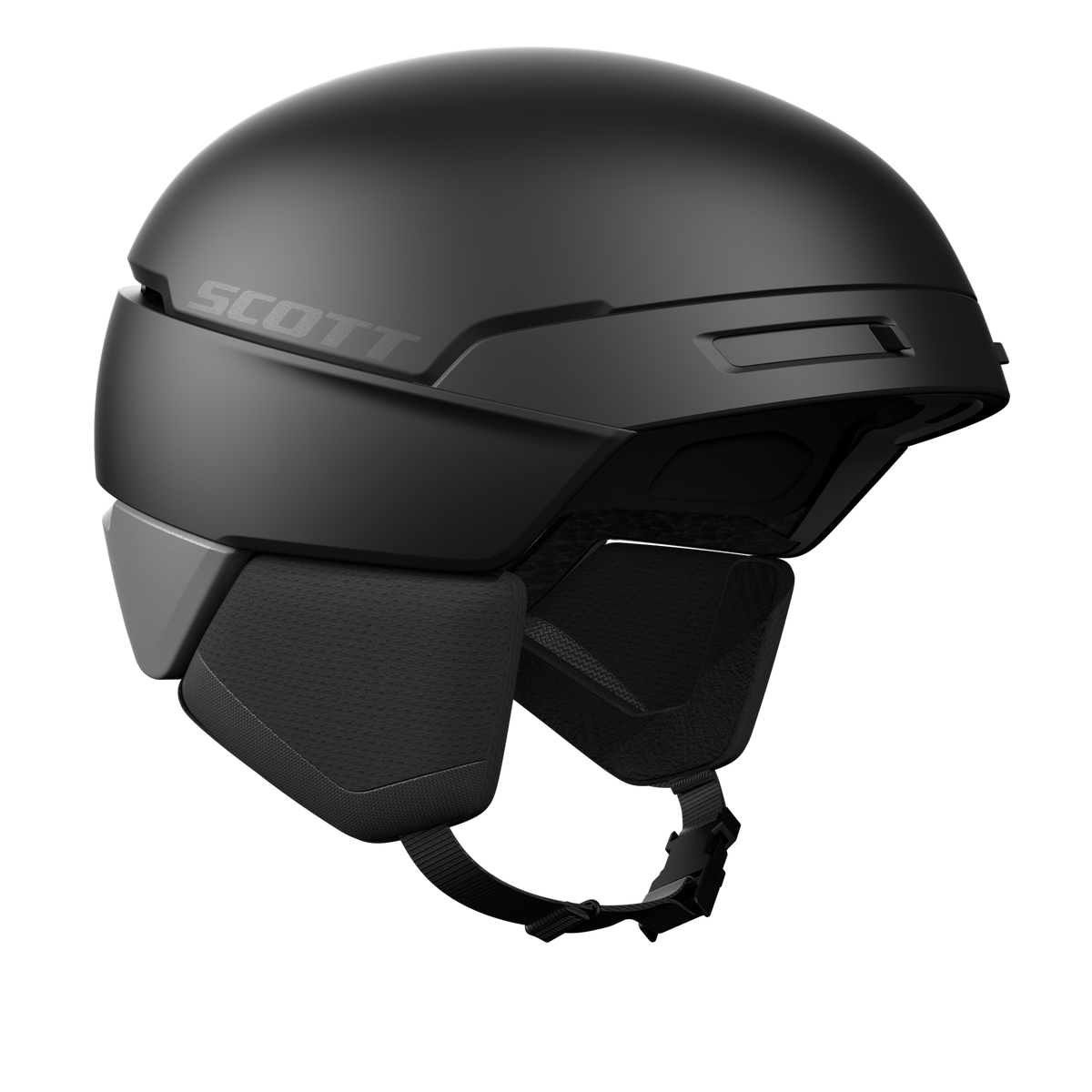 SCOTT Flow Mips Skihelm Black Vorderansicht