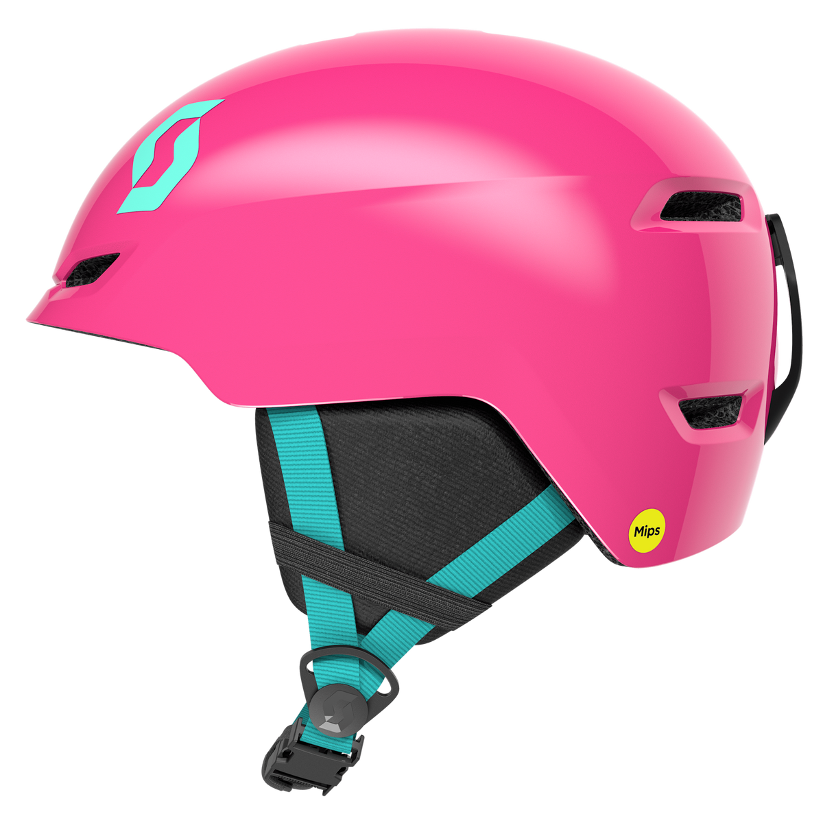 SCOTT Keeper 2 Plus Kinder-Skihelm Mint Green - Neon Pink – Ansicht 2