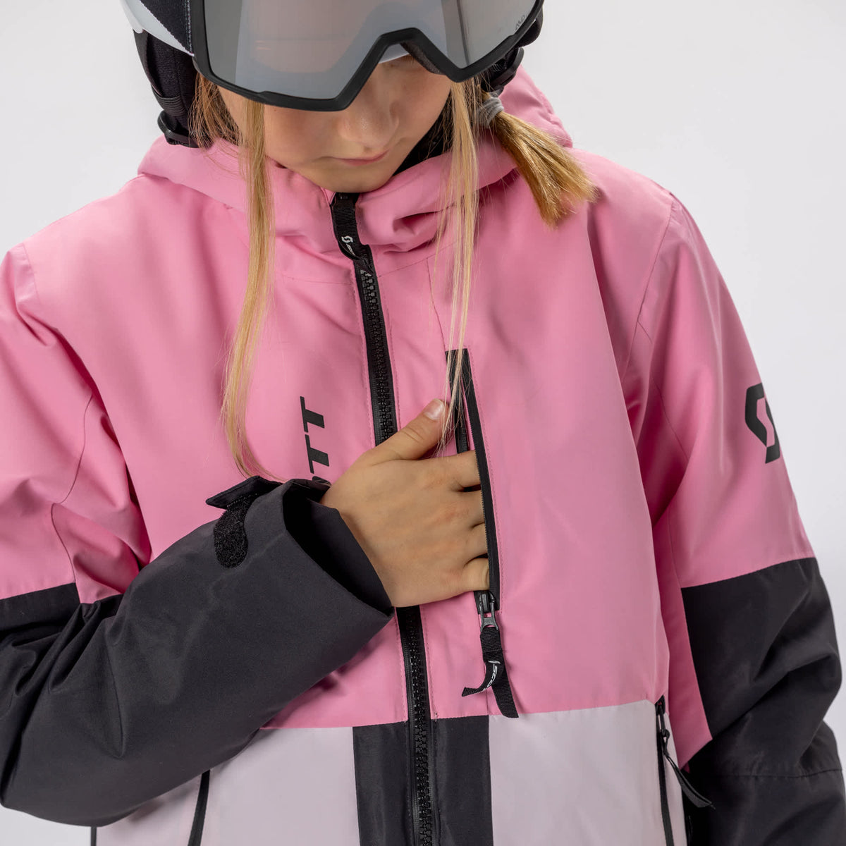 SCOTT Vertic Dryo Wintersportjacke Kinder – Detail 2