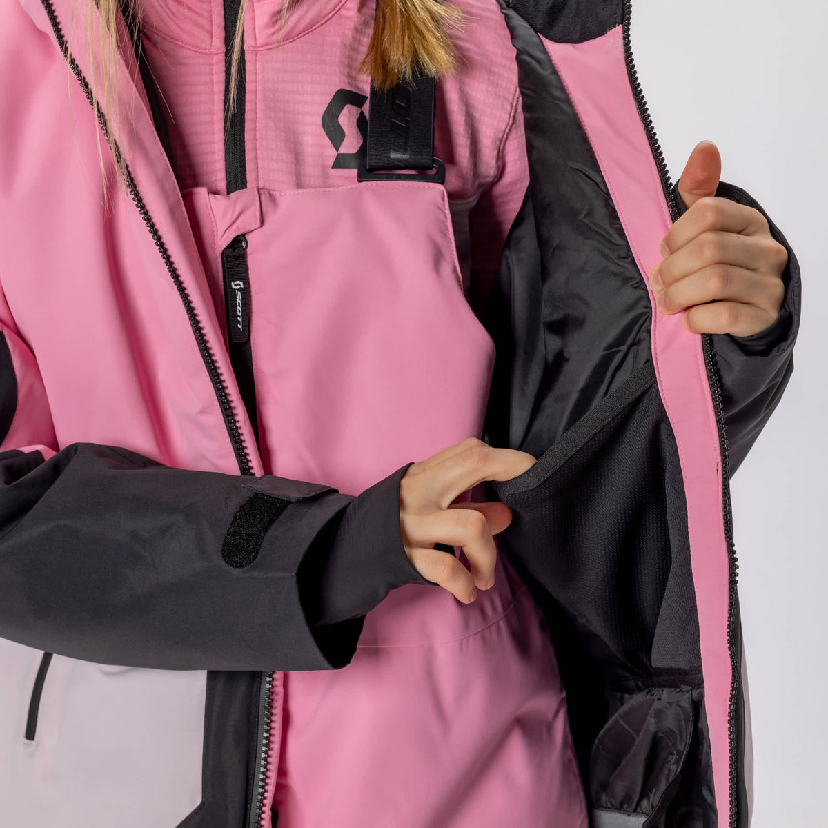 SCOTT Vertic Dryo Wintersportjacke Kinder – Detail 6