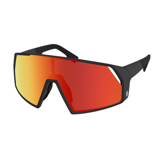 SCOTT Pro Shield Sonnenbrille Black - AMP Red Chrome S3 Ansicht 1