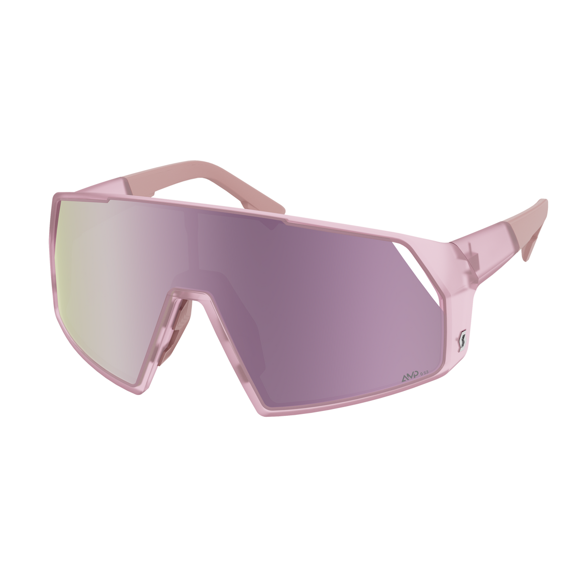 SCOTT Pro Shield Sonnenbrille Light Pink - AMP Lavender Chrome S3 Ansicht 1