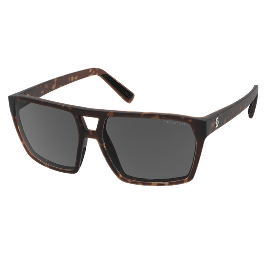 SCOTT Tune Polarized Sonnenbrille Tortoise Red – Frontansicht