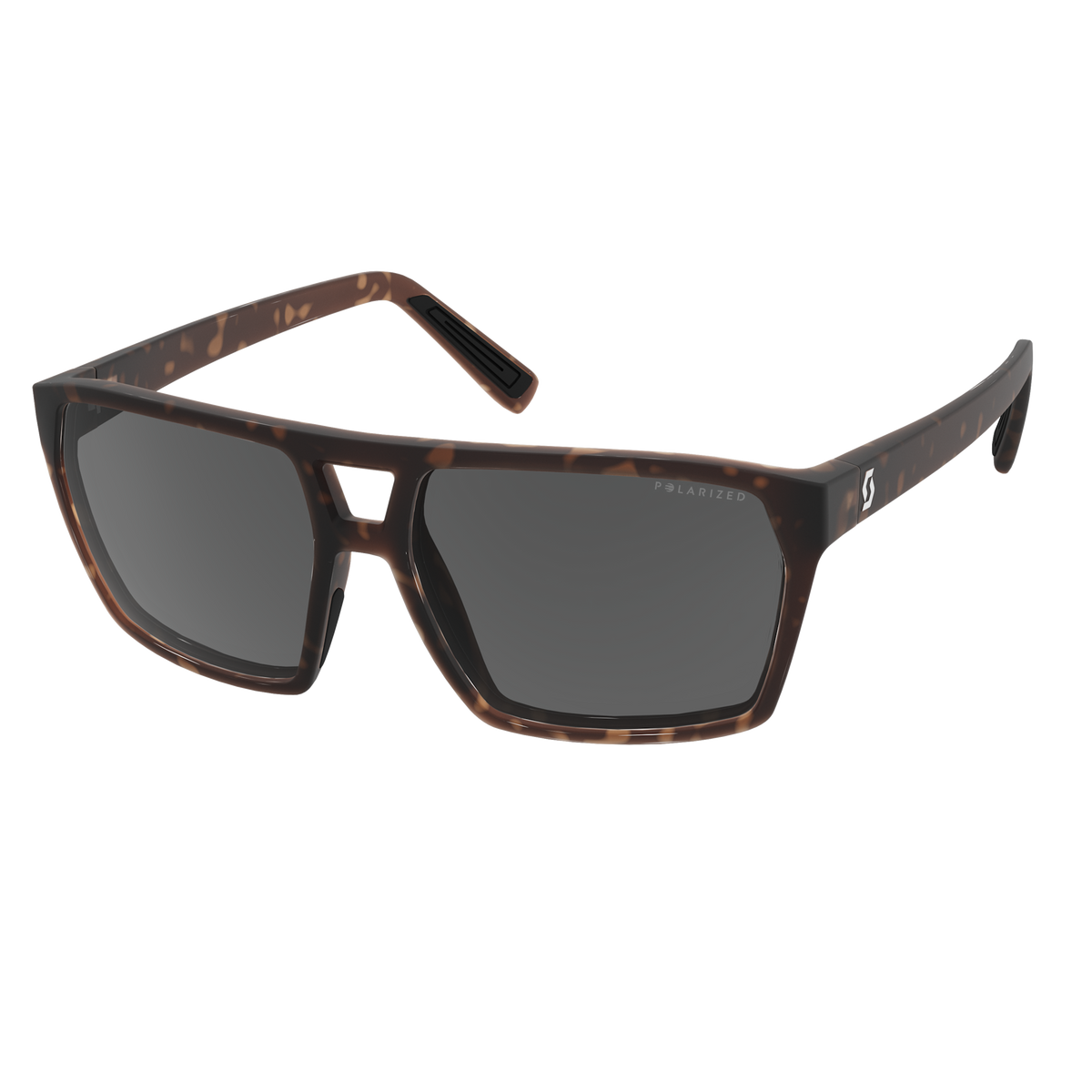 SCOTT Tune Polarized Sonnenbrille Tortoise Red – Frontansicht