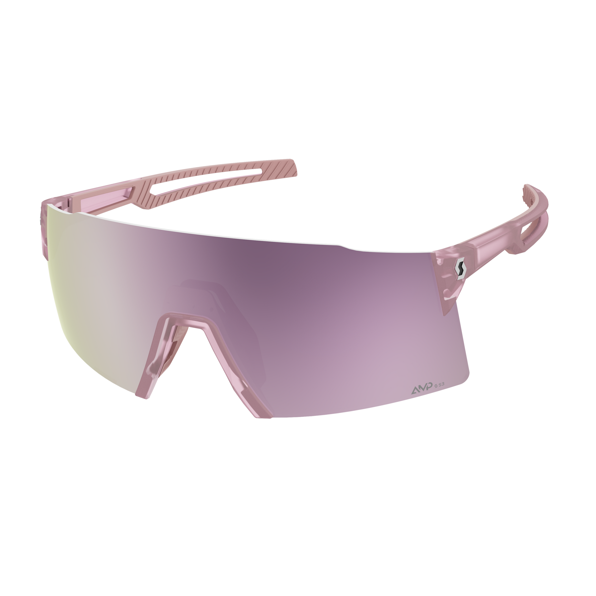 SCOTT Stride Compact zonnebril – Light Pink / AMP Lavender Chrome S3