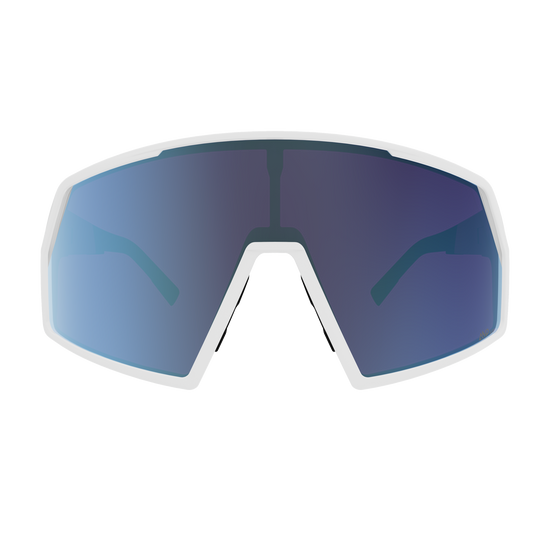 SCOTT Pro Shield Sonnenbrille White Matt - AMP Beryl Blue Chrome S3 Ansicht 2