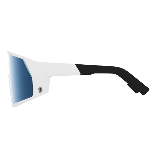 SCOTT Pro Shield Sonnenbrille White Matt - AMP Beryl Blue Chrome S3 Ansicht 3