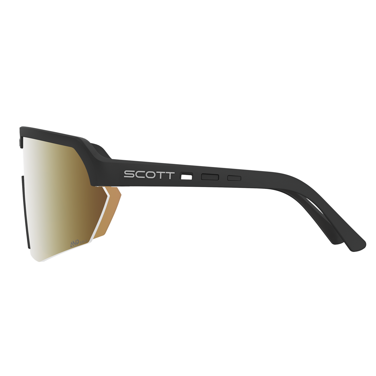SCOTT Sport Shield Light Sensitive Sonnenbrille Black - AMP LS Gold Chrome S1-3 Ansicht 3