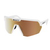 SCOTT Sport Shield Light Sensitive Sonnenbrille White Matt - AMP LS Gold Chrome S1-3 Ansicht 1