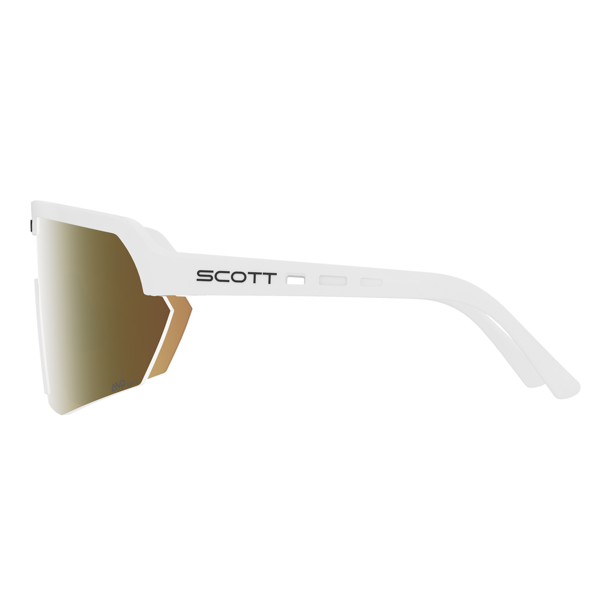 SCOTT Sport Shield Light Sensitive Sonnenbrille White Matt - AMP LS Gold Chrome S1-3 Ansicht 3