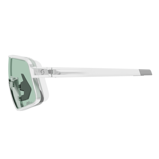 SCOTT Torica Sonnenbrille Translucent - AMP Green S1 – Schrägansicht