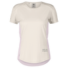 SCOTT Endurance Tech Kurzarmshirt Damen – Cotton White / Bliss Pink – Vorderansicht