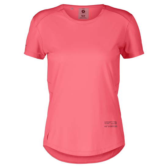 SCOTT Endurance Tech Kurzarmshirt Damen – Digital Pink – Vorderansicht
