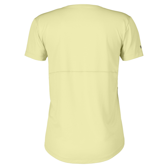 SCOTT Endurance Tech Kurzarmshirt Damen – Pastel Yellow – Rückansicht
