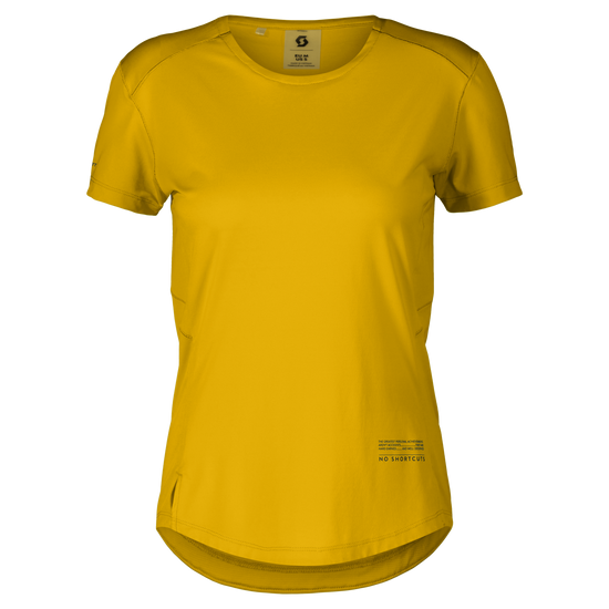 SCOTT Endurance Tech Kurzarmshirt Damen – Sundial Yellow – Vorderansicht