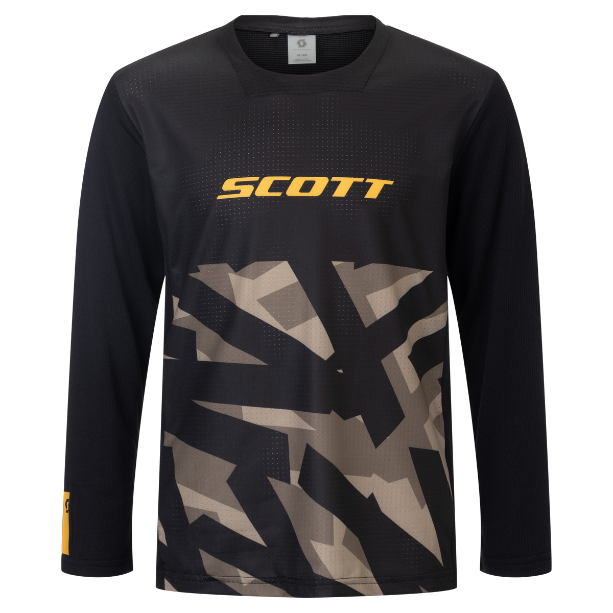 SCOTT Tee Vertic Delta LS für Kinder – Black – PRIMARY_PACKSHOT