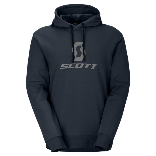 Felpa con cappuccio a maniche lunghe SCOTT Icon da uomo – Blu scuro