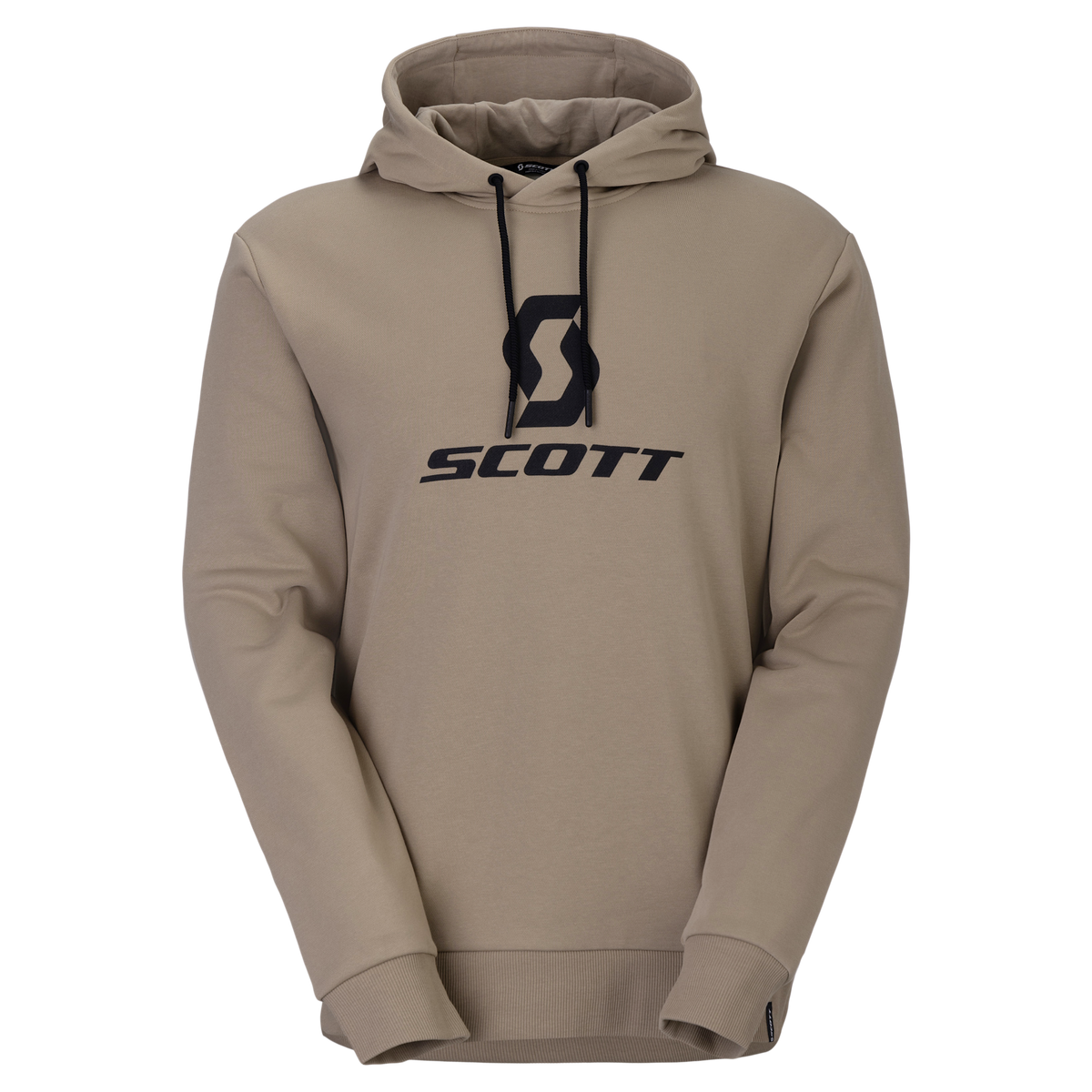 Felpa con cappuccio a maniche lunghe SCOTT Icon da uomo – Beige Toast