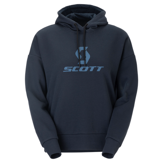 Felpa con cappuccio a maniche lunghe SCOTT Icon da donna – Blu scuro