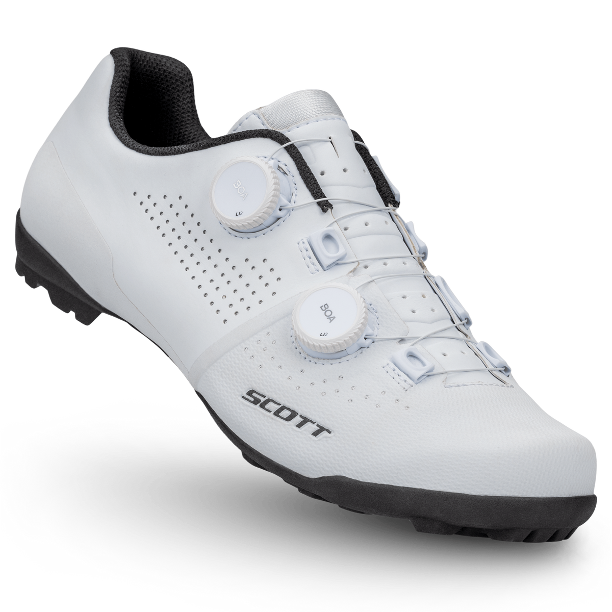 SCOTT Gravel RC Carbon Damen Gravelschuh – White/Black – Packshot