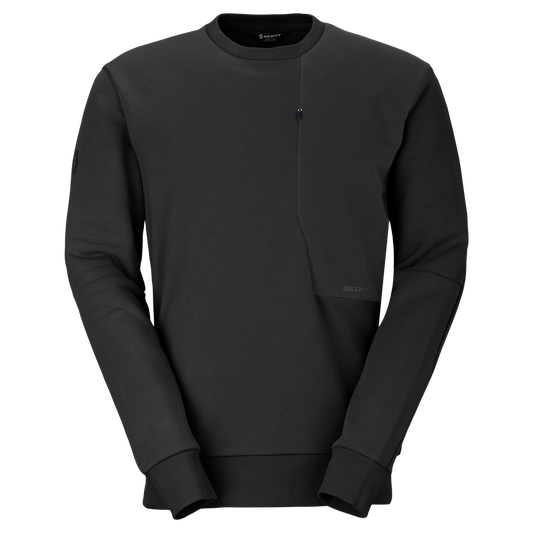 SCOTT Crewneck Herren – Black – Vorderansicht