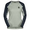 SCOTT Trail Vertic Pro Langarmshirt Damen - Spray Grey Dark Blue Vorderansicht