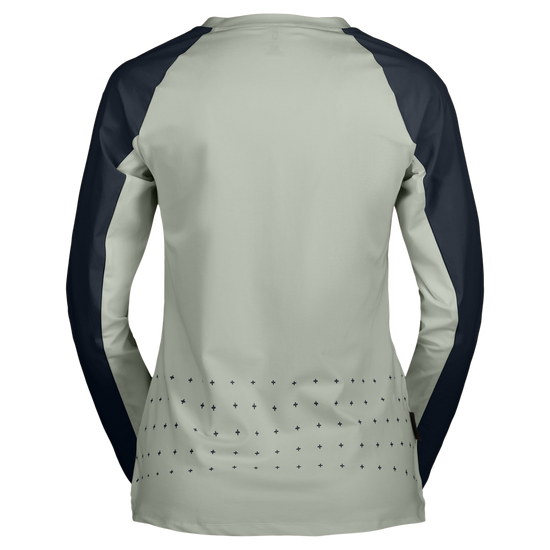 SCOTT Trail Vertic Pro Langarmshirt Damen - Spray Grey Dark Blue Rückansicht