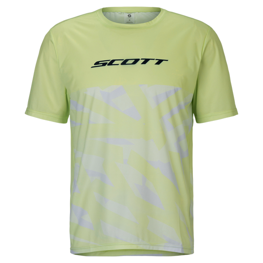 SCOTT Tee Vertic LT SS für Herren – Acid Yellow – Ansicht 1