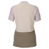 SCOTT Tee Vertic Zip Short Sleeve Damen – Bliss Pink - Cotton White – Rückansicht